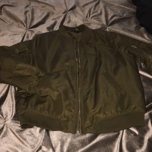 Army green jacket